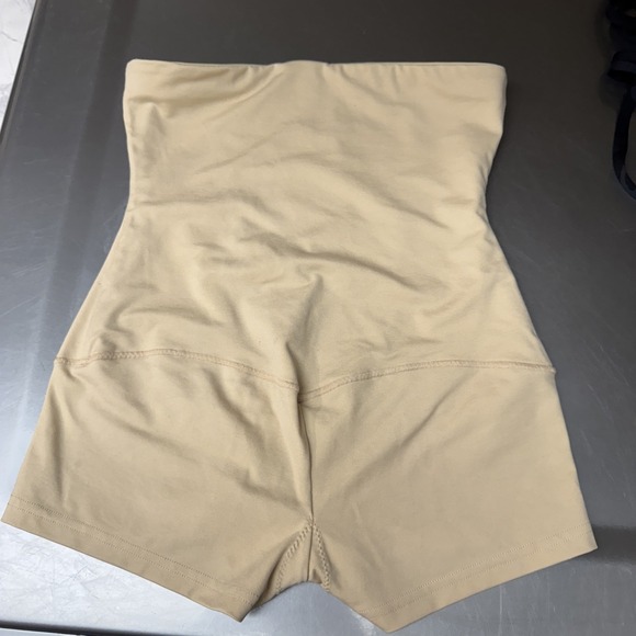 Maidenform Women's S Shapewear Firm High Waist Boyshort 82107 Nude - Picture 2 of 5